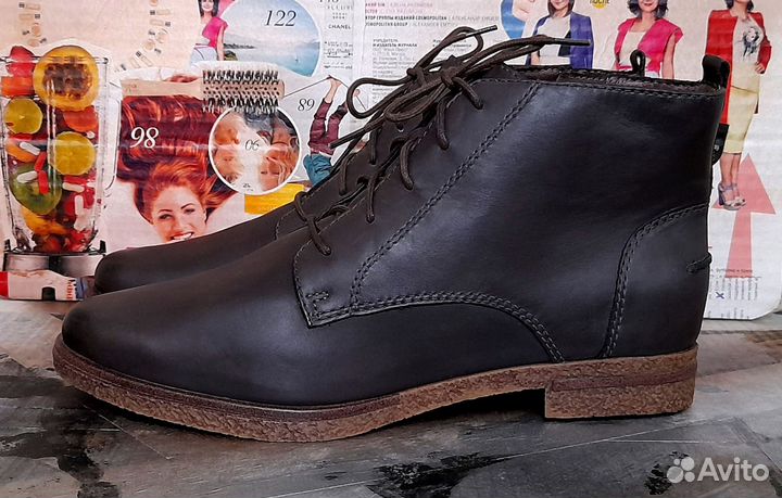 Ботинки tamaris.Германия.Оригинал.Кожа.Новые