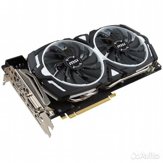 8Gb видеокарта Radeon RX 580 MSI Armor SP