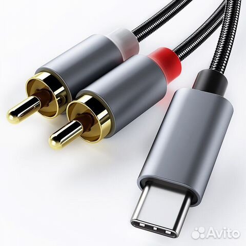 Кабель-переходник USB Type-C - 2х RCA