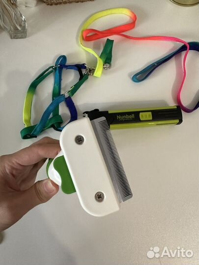 Набор: Триммер, вычёсыватель, шлейка для животных