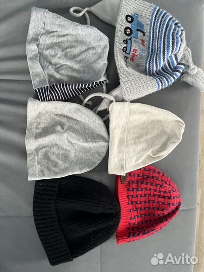 6 шапок 1-3 года