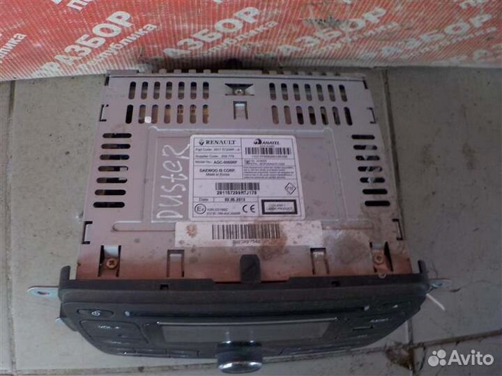 Магнитола Renault Duster K4MA606 2012
