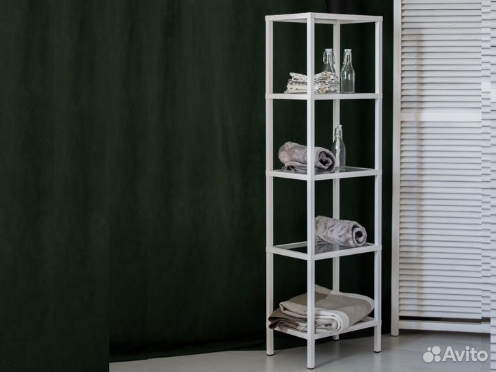 Стеллаж для ванной напольный с 4 полками