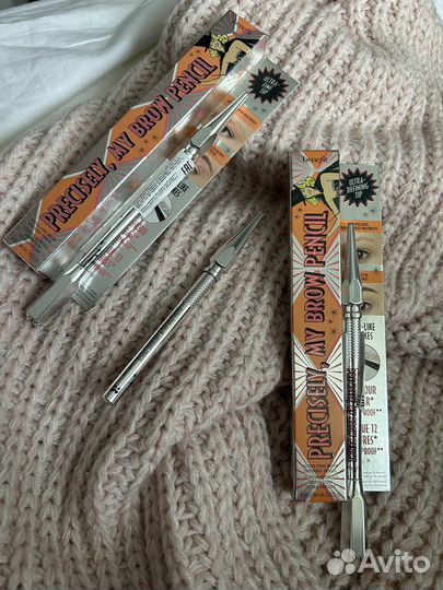 Benefit карандаш, пудра, гель для бровей