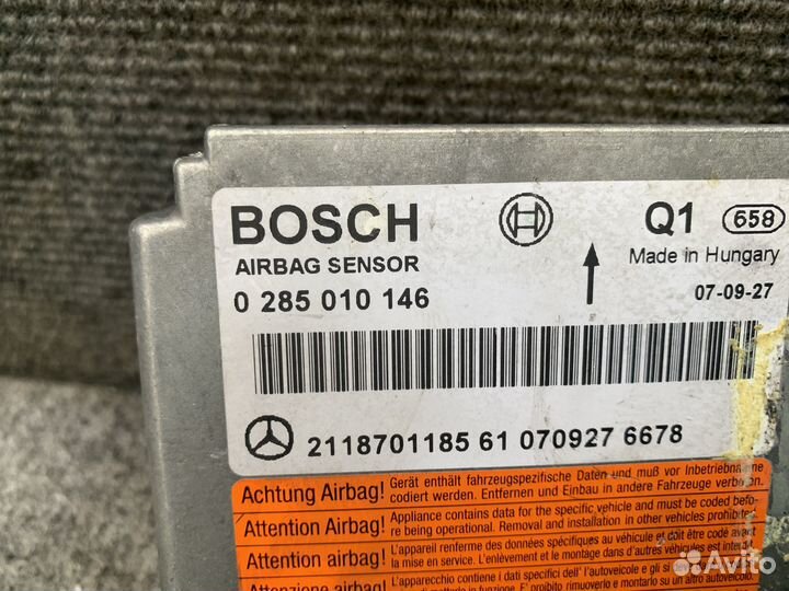 Блок управления подушками безопасности W211 211