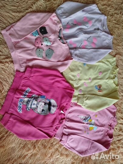 Вещи пакетом для девочки 98 104