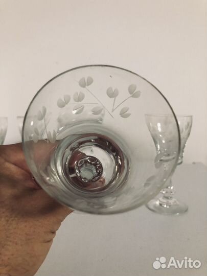 Фужеры хрустальные СССР