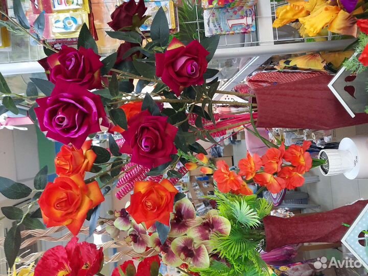 Искусственные цветы букеты