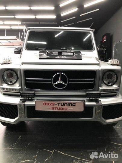 Комплект карбон тюнинга Mercedes G-class 463 Гелик