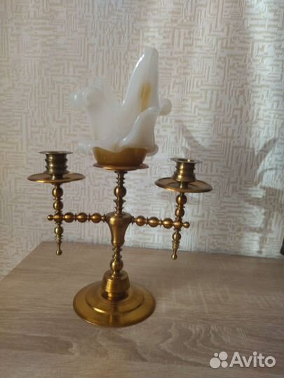 Бронзовый подсвечник