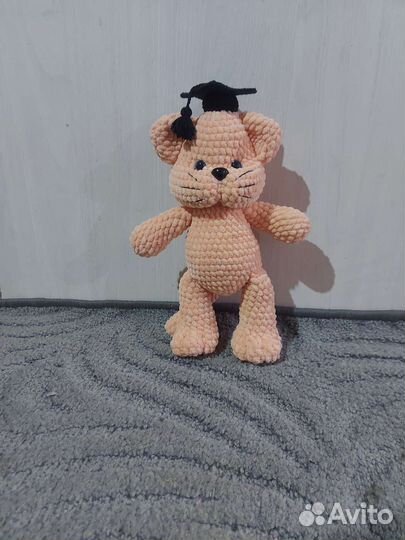 Мягкая игрушка Кот учёный