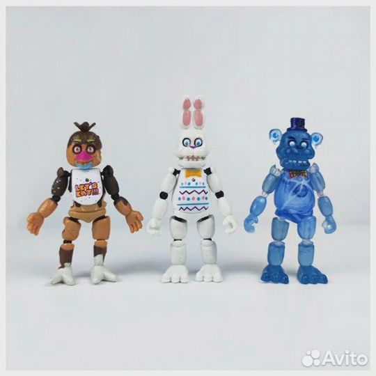 Аниматроники фигурки Пять ночей у Фредди 6 шт