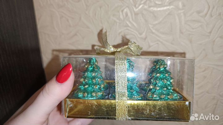 Свечи новогодние