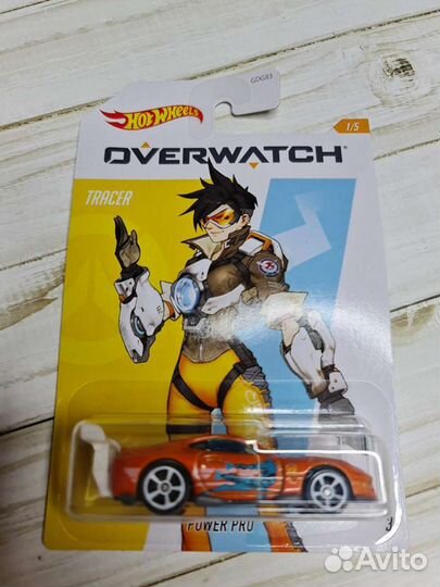 Overwatch Hot Wheels коллекционные машинки 5 штук
