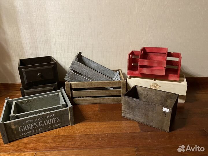 Ящик деревянный для декора