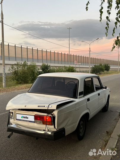 ВАЗ 2107 1.6 МТ, 2010, битый, 246 080 км