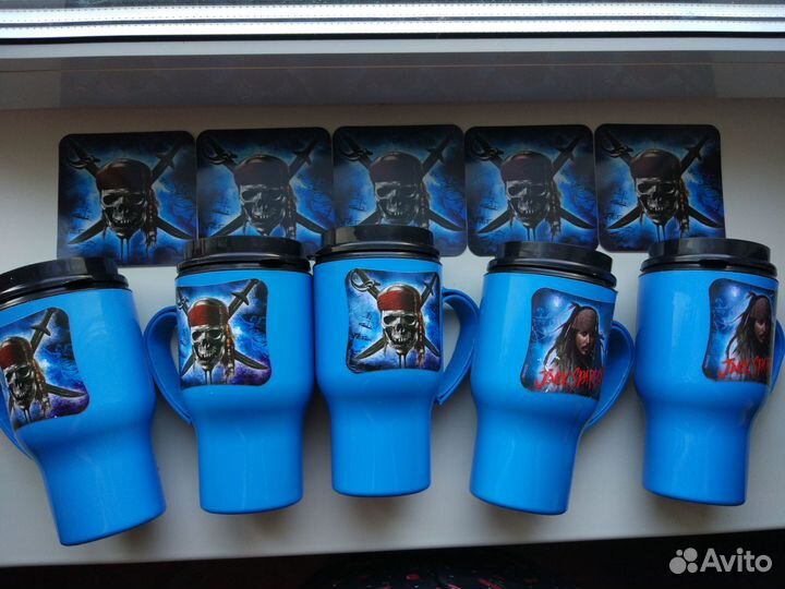 Стаканы пираты Карибского моря