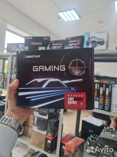 Видеокарта Biostar RX550 4GB