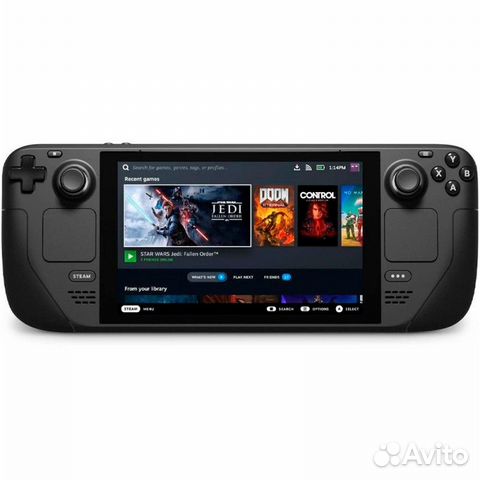 Игровая консоль Valve Steam Deck 64Gb black
