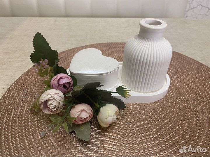 Подарочный набор из гипса