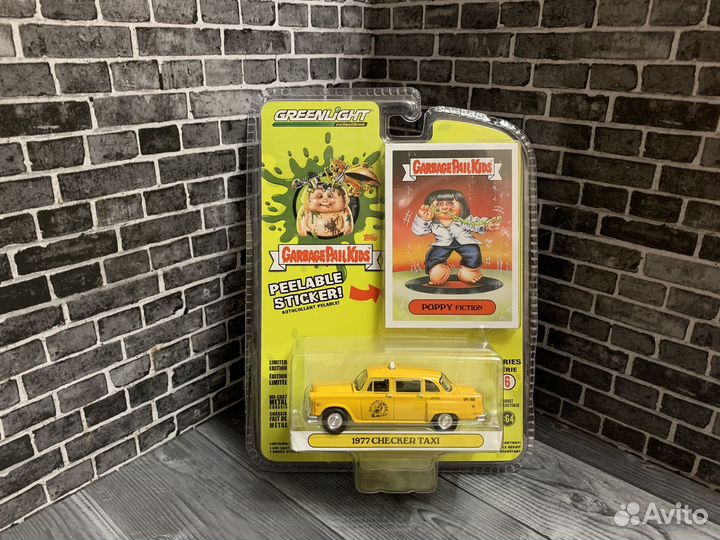 Greenlight Checker Taxi Cab Poppy Fiction 1977