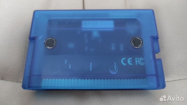 Флеш картридж (синий) sega MD V3 PRO 4Gb classic