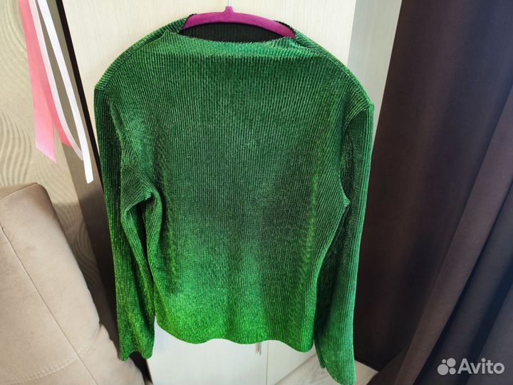 Кофта водолазка с люрексом