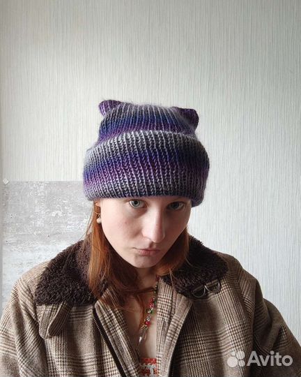 Шапка с ушками