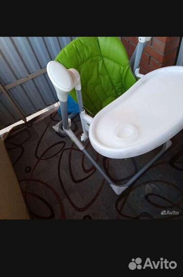 Стул для кормления и качеля 3в1