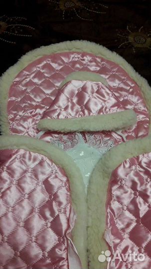 Конверт на выписку зимний для девочки