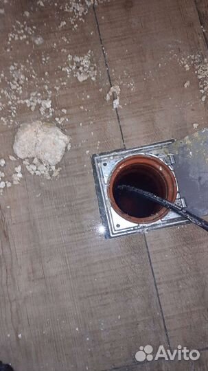 Устранение засора / прочистка канализации