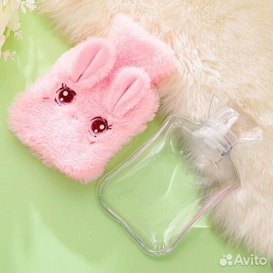 Грелка детская в чехле-зайке