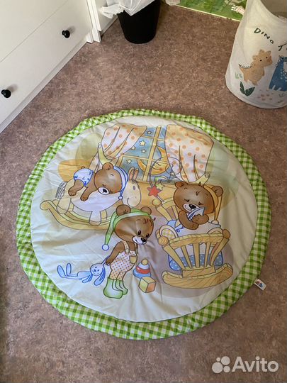 Развивающий коврик детский с дугами