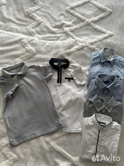 Рубашки школьные пакетом Next и др. рост 140