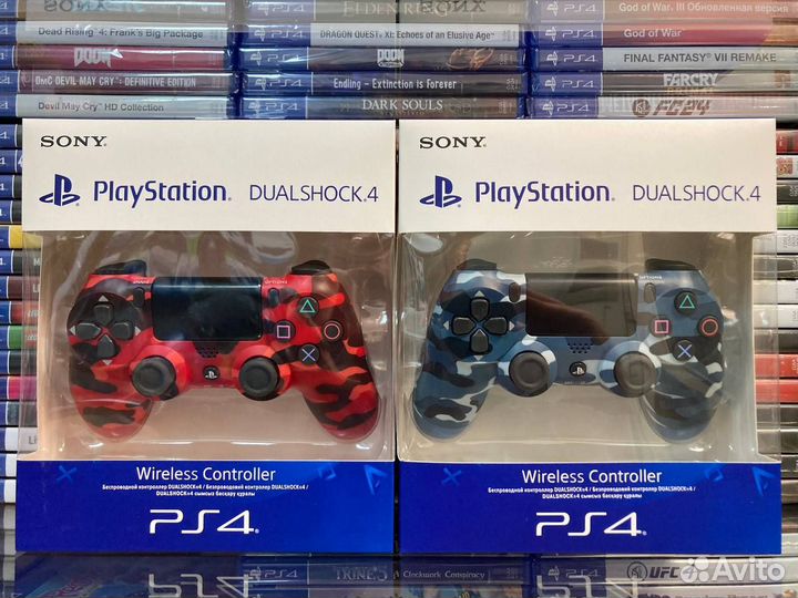 PS4 джойстик DualShock 4 V2 камуфляж,новый,гаранти