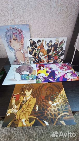 Плакаты постеры аниме