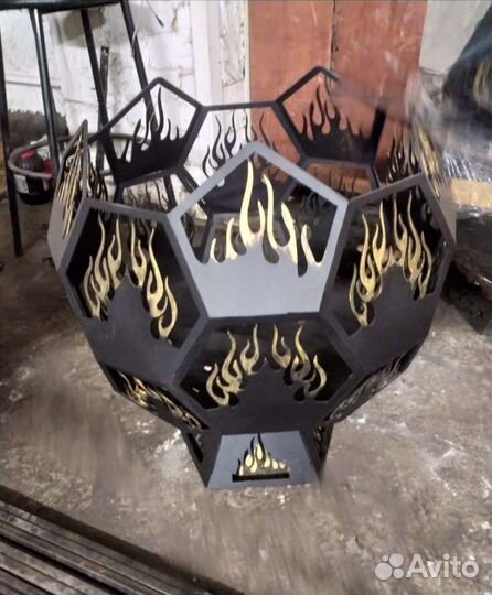 Костровая чаша Огни + совок