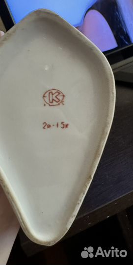 Статуэтка фарфоровая рыбка СССР