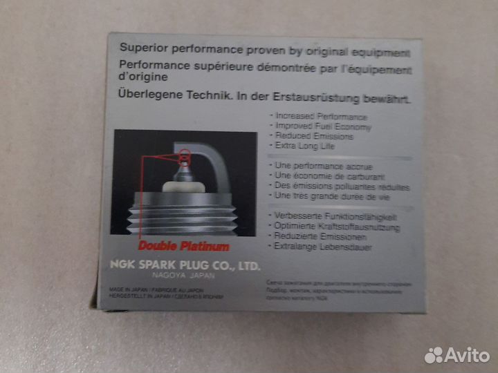 Оригинальные свечи NGK 4377 (PFR6G-9)