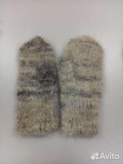 Варежки из собачьей шерсти