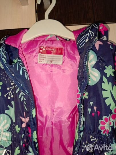 Ветровка для девочки 98