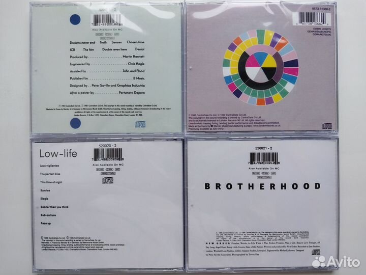 CD диски New Order, Talking Heads, Talk Talk