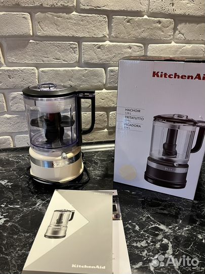 Kitchenaid миникухоный комбайн бежевый новый
