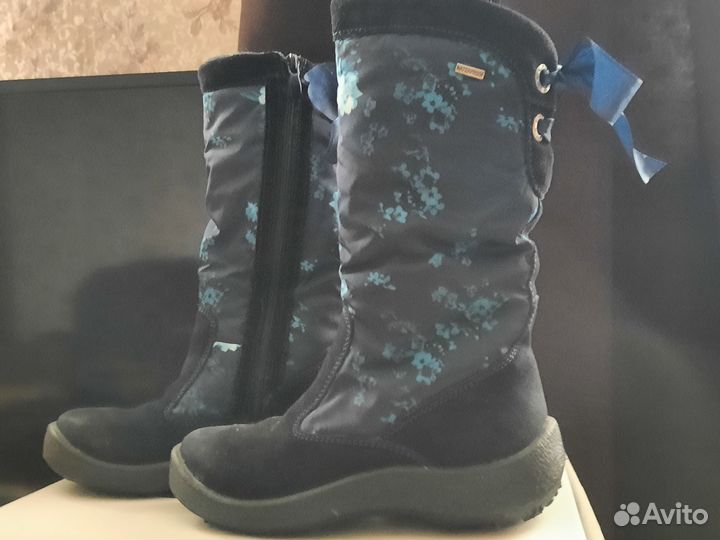 Зимние сапоги детские размер 34