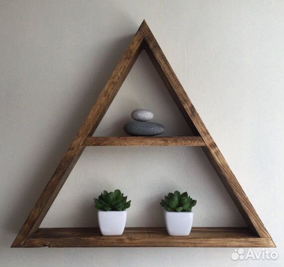 Полки из массива дерева: дуб, ясень, бук