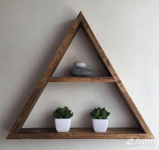 Полки из массива дерева: дуб, ясень, бук