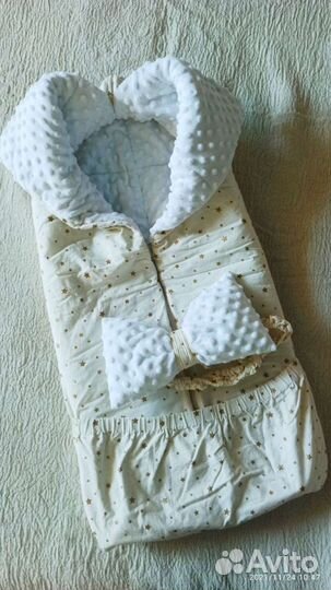 Зимний конверт одеяло на выписку