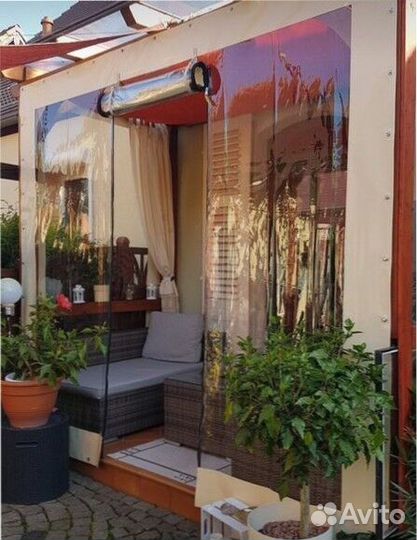 Мягкие окна для дачи, бани, беседки, веранды