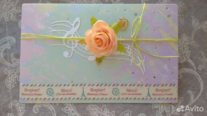 Открытка - конверт ручной работы