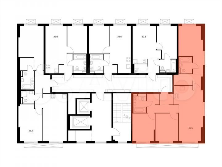 3-к. квартира, 81,9 м², 8/11 эт.